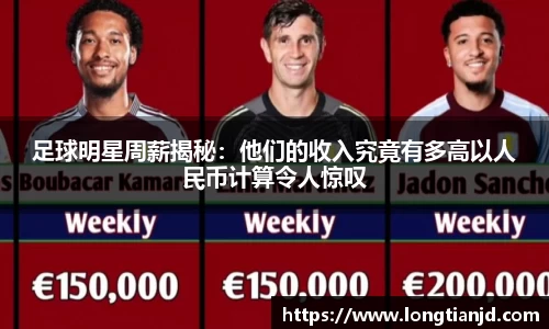 足球明星周薪揭秘：他们的收入究竟有多高以人民币计算令人惊叹